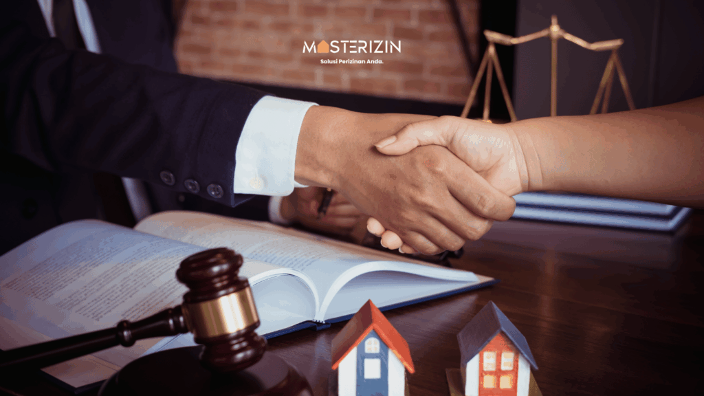 Proses pengurusan PBG Cikarang oleh tim Masterizin