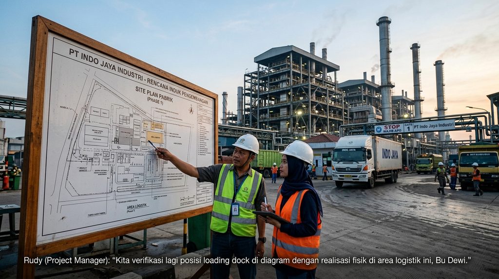 Mengurus PBG IMB Pabrik — visual utama pabrik