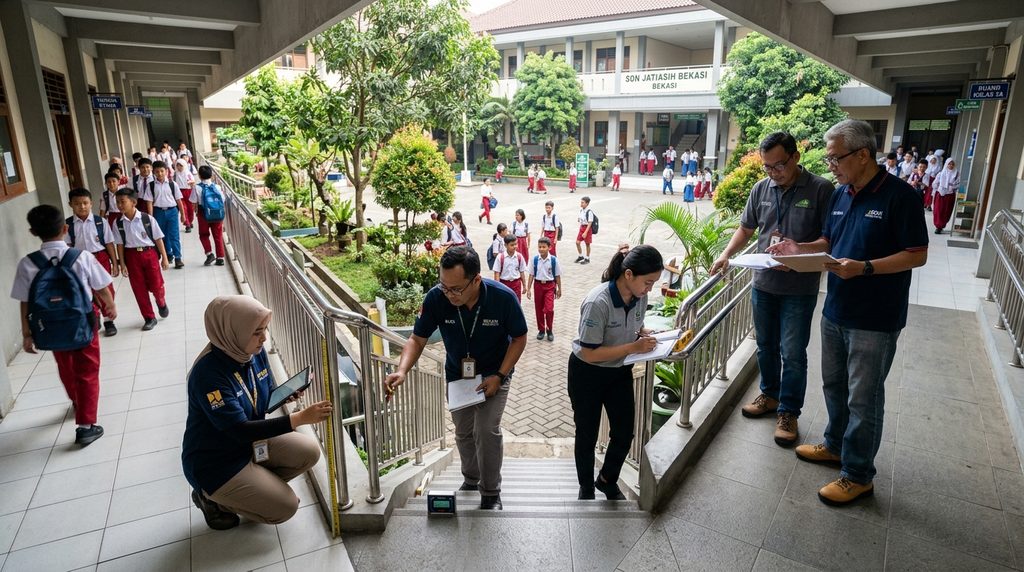 PBG IMB Sekolah Bekasi — inspeksi sekolah Bekasi