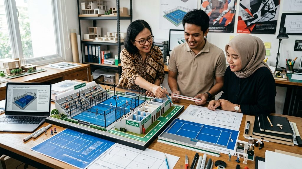 Mengurus PBG IMB Lap - lapangan padel di Jabodetabek