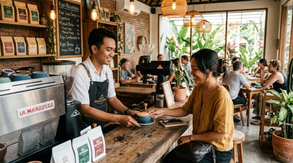 Interior cafe legal sesuai Panduan SLF Pemilik Cafe untuk pengusaha pemula