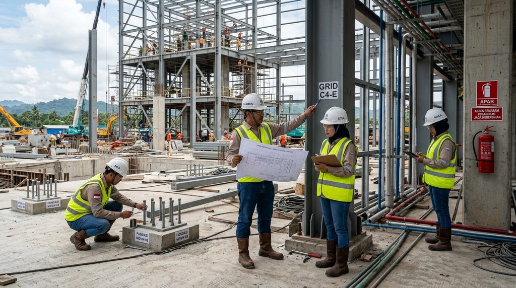 PBG IMB Pabrik Proses — pemeriksaan pabrik di Indonesia
