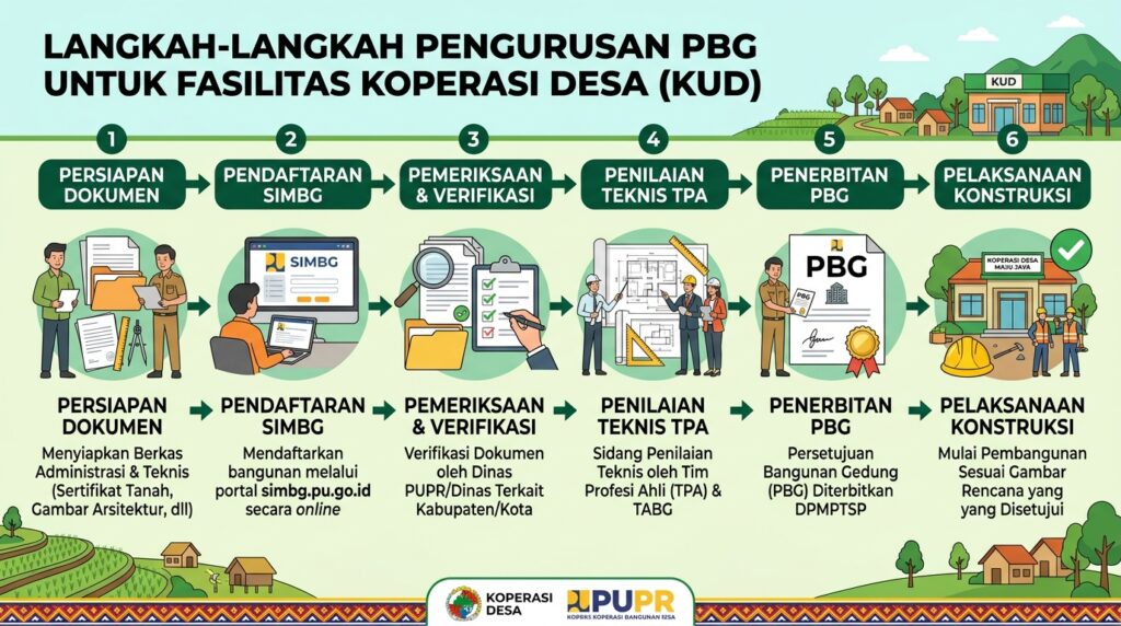 Langkah Panduan PBG IMB Pemilik MBG Kopdes