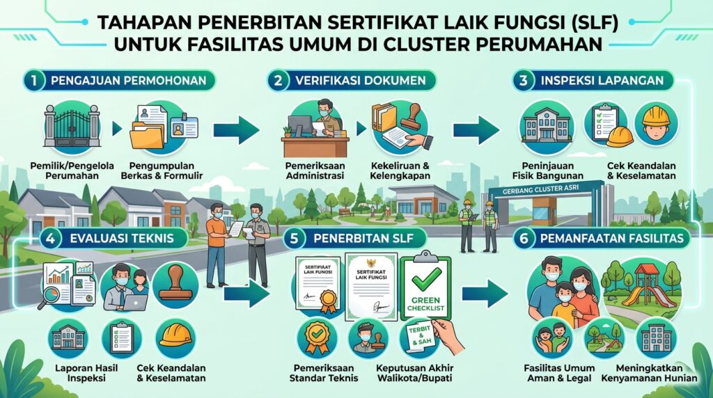 Tahapan legalitas Pemilik Cluster Perumahan SLF
