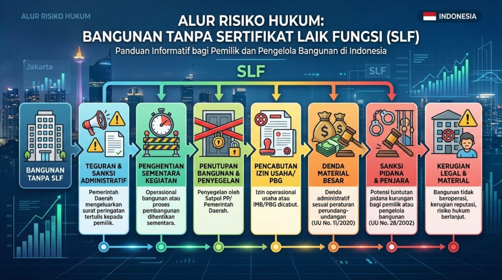Risiko hukum akibat mengabaikan SLF pemilik lap tenis