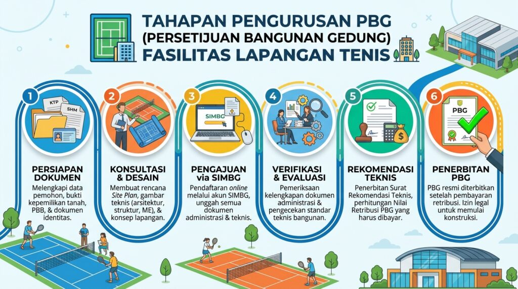  Tahapan meraih Manfaat PBG IMB Lap Tennis
