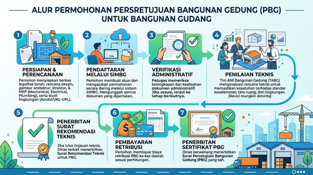 Solusi mengatasi risiko Mengabaikan PBG IMB Pemilik gudang