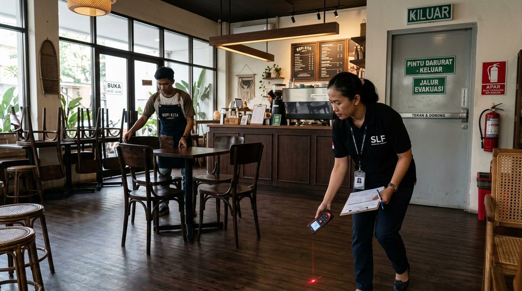 Mengurus SLF Cafe Shop untuk cafe shop