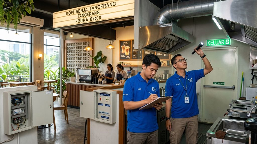 SLF Cafe Shop Tangerang — pemeriksaan cafe shop di Tangerang
