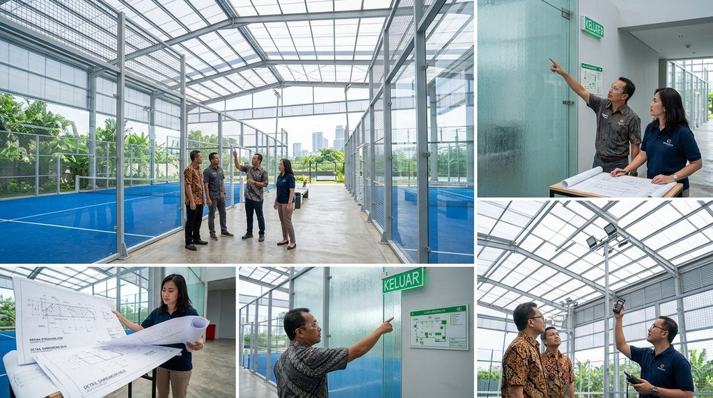 Pemilik Lap Padel SLF untuk lapangan padel dan fasilitas olahraga komersial