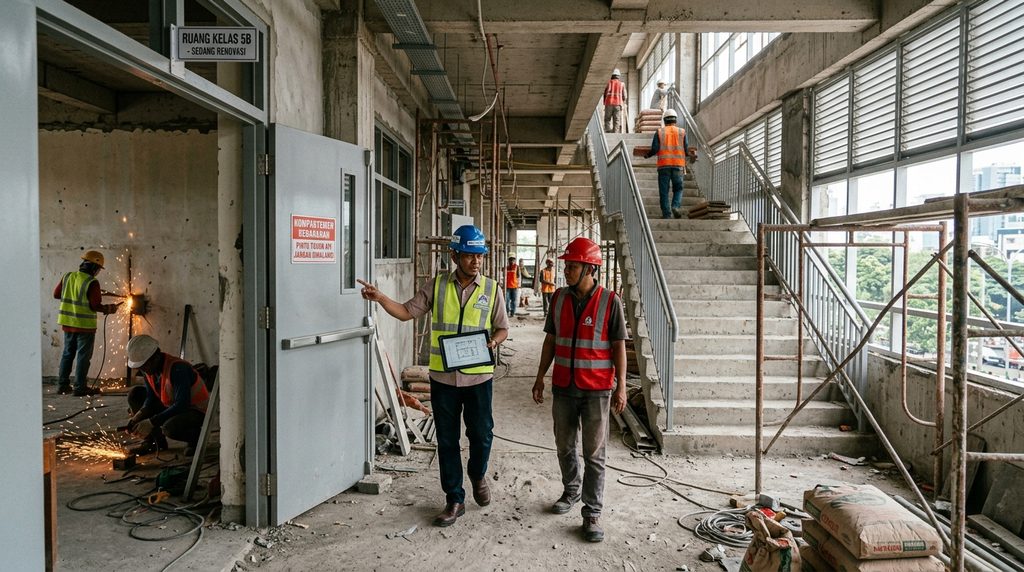 PBG IMB Sekolah Jakarta — inspeksi sekolah Jakarta