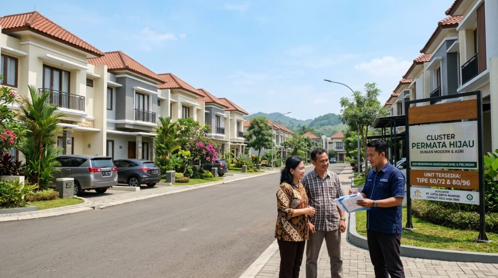 Pemilik Cluster Perumahan PBG saat konsultasi legalitas bangunan
