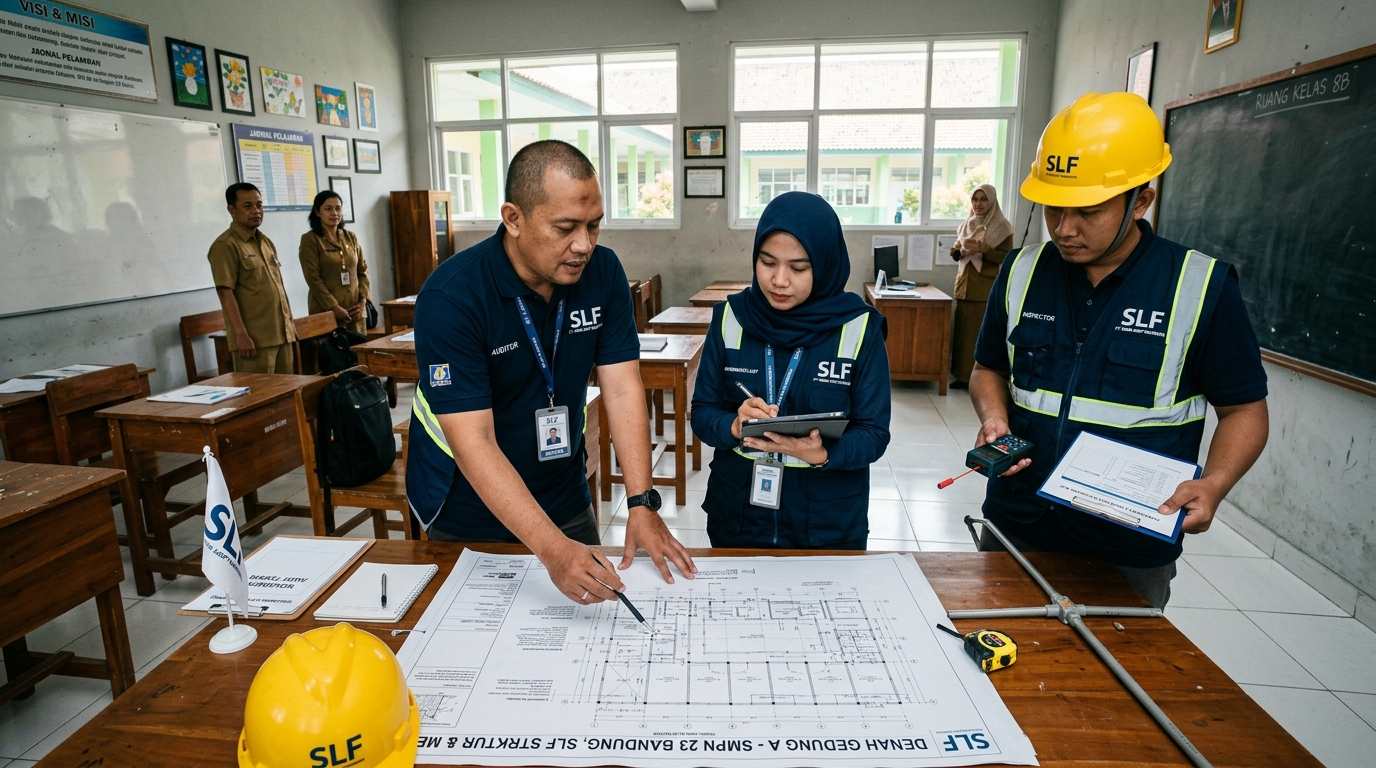 Checklist Mengajukan SLF Sekolah pemeriksaan teknis sekolah