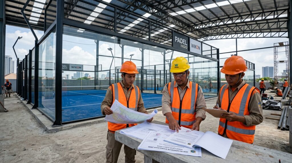 Panduan PBG IMB Pemilik lapangan padel modern di Indonesia