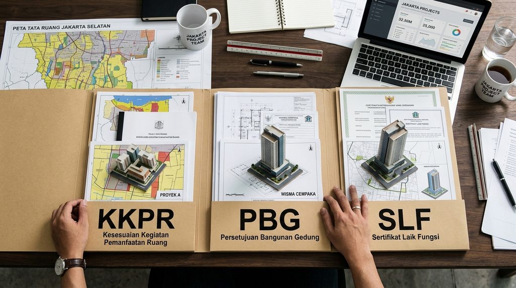perizinan bangunan jakarta untuk hub edukasi untuk memahami fungsi dan urutan PBG, SLF, KKPR dalam