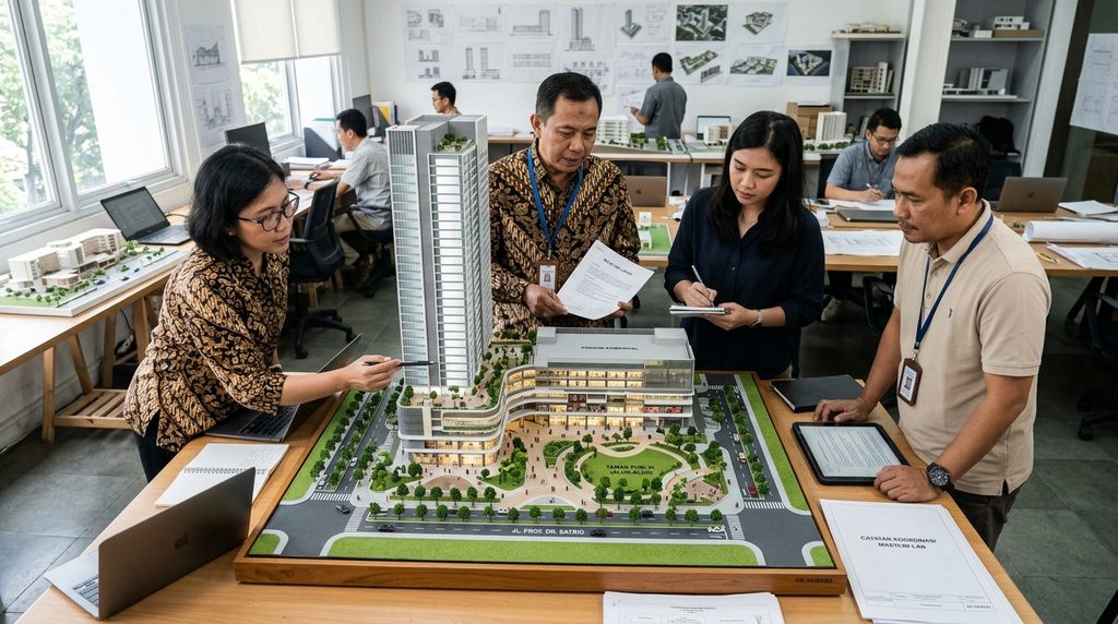  jasa perizinan kawasan — review masterplan mixed use tahap koordinasi revisi