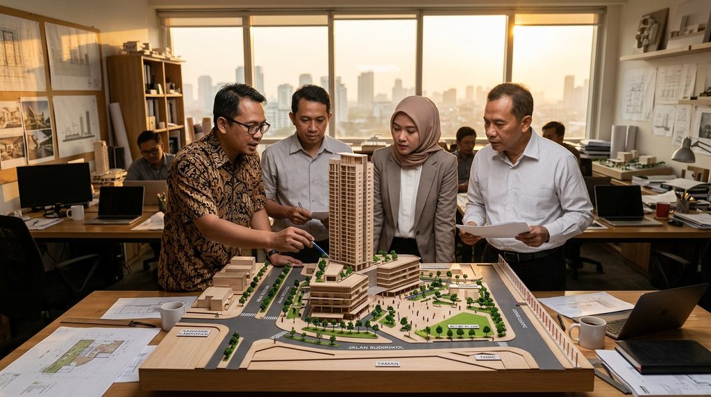 memilih konsultan pbg — review masterplan mixed use tahap review desain