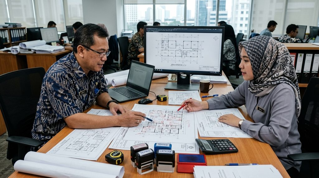 jasa gambar pbg pada tahap awal koordinasi proyek