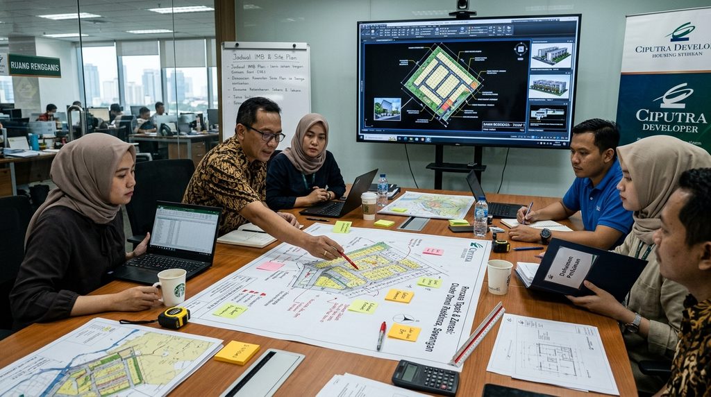 pemeriksaan dokumen syarat izin retail sebelum keputusan proyek