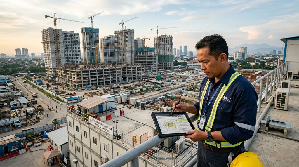 konsultan developer jabodetabek pada pemeriksaan lapangan