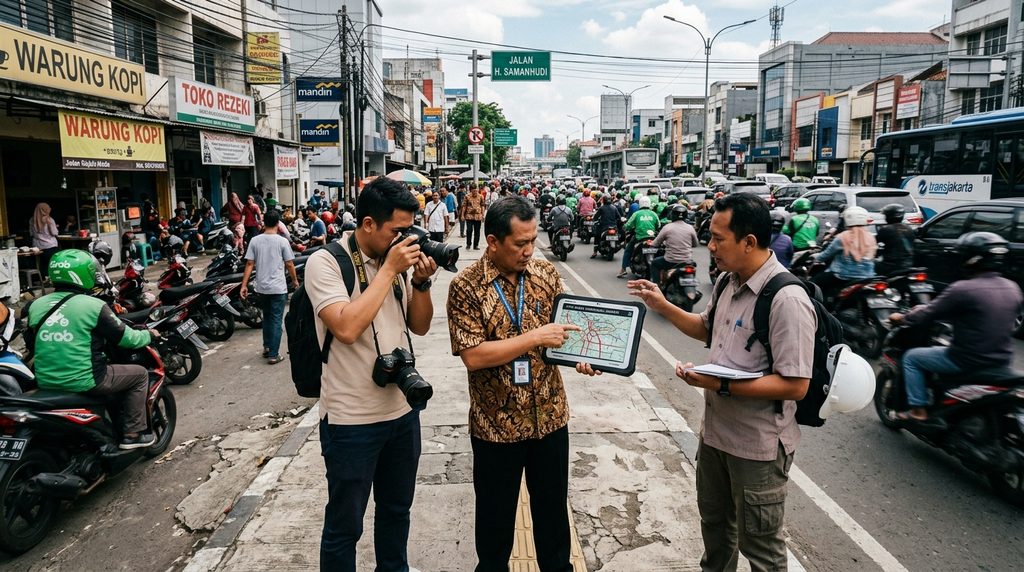 pemeriksaan dokumen izin restoran sebelum keputusan proyek