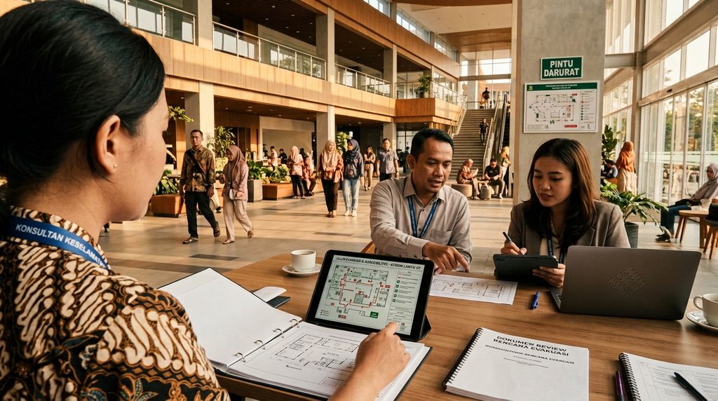 izin fasilitas publik — pemeriksaan fasilitas publik tahap koordinasi revisi