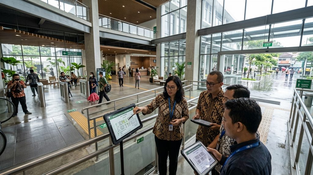 jasa konsultan perizinan — pemeriksaan fasilitas publik tahap review desain