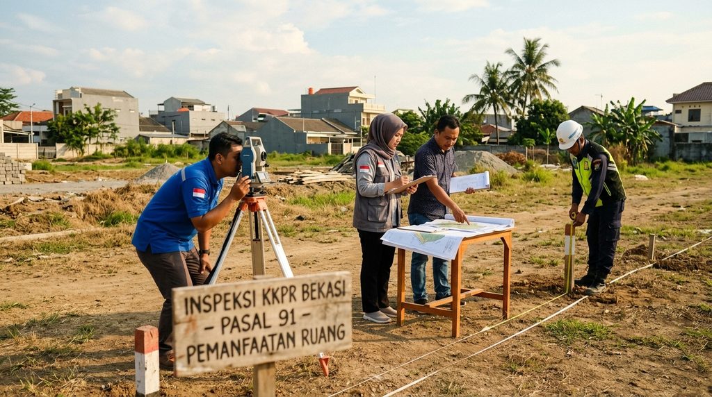 perizinan bangunan bekasi pada pemeriksaan lapangan 