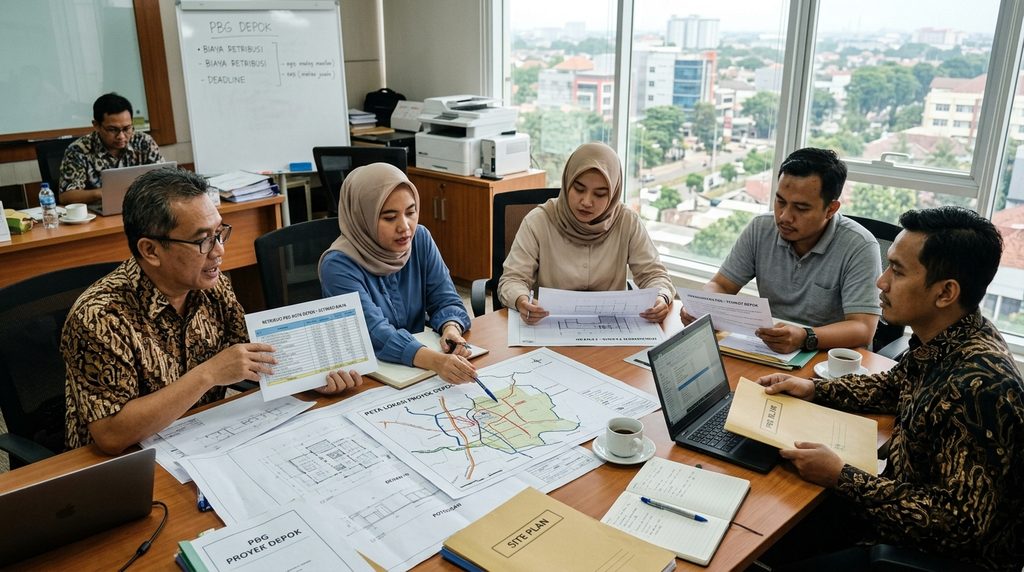 biaya pbg depok untuk proyek Depok