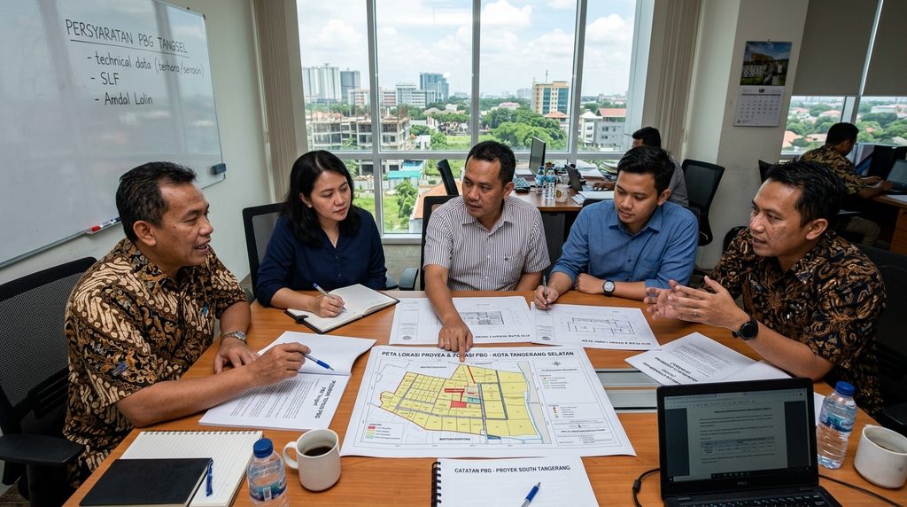 syarat pbg tangerang selatan untuk proyek Tangerang Selatan