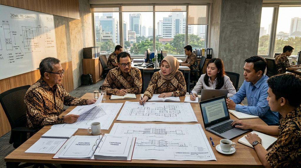tahapan pembangunan perumahan — review dokumen gedung pemerintah tahap pra-pengajuan