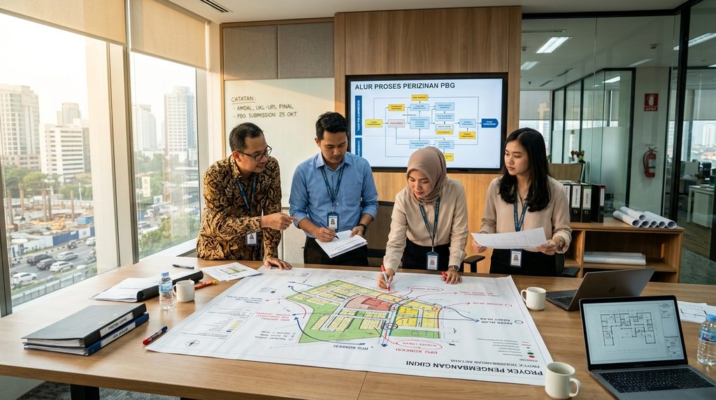 pendampingan pbg slf kkpr — rapat koordinasi dokumen tahap pra-pengajuan