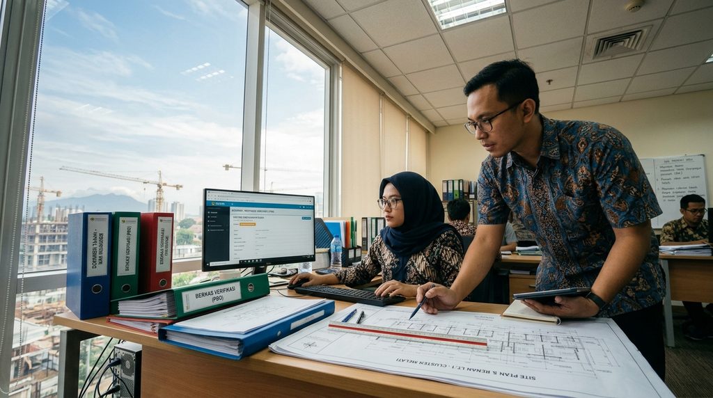  jasa perizinan perumahan jabodetabek — pengendalian submission SIMBG tahap verifikasi lapangan
