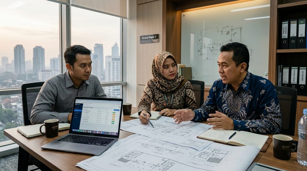 konsultan legalitas bangunan pada tahap awal koordinasi proyek
