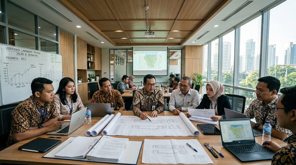 konsultan perizinan bangunan — review dokumen gedung pemerintah tahap verifikasi lapangan