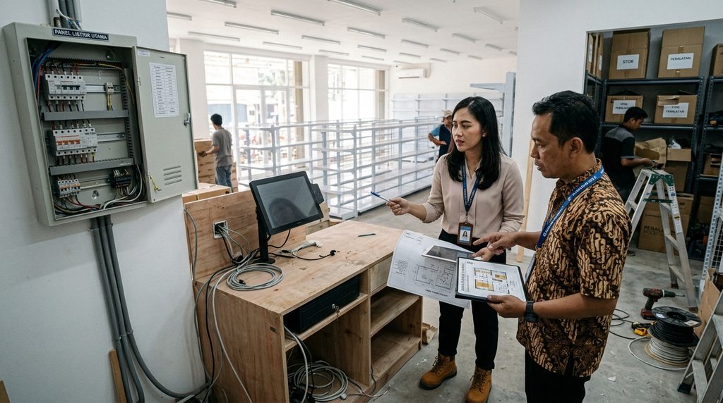 pemeriksaan dokumen izin tempat usaha sebelum keputusan proyek