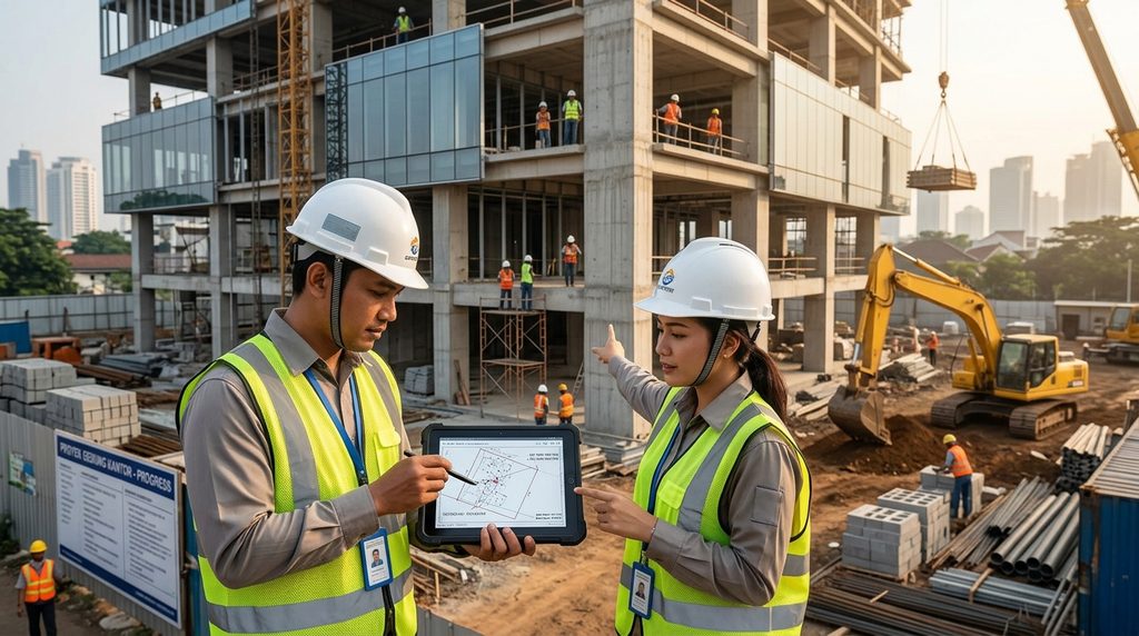 perizinan bangunan gedung pada tahap awal koordinasi proyek