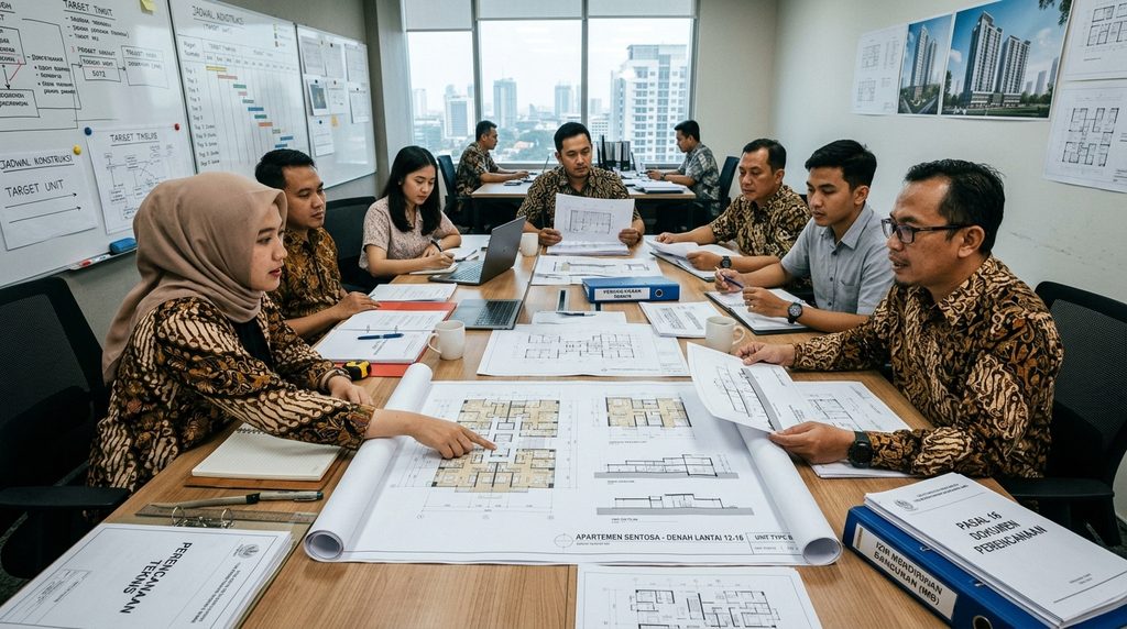 dokumen apartemen pada tahap perencanaan apartemen