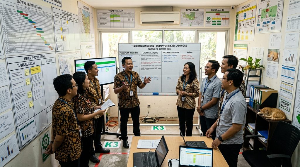 mempercepat perizinan bangunan — war room perizinan tahap verifikasi lapangan