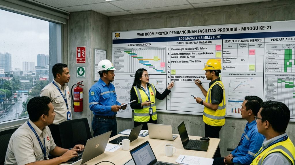 izin gedung pemerintah — war room perizinan tahap persiapan inspeksi