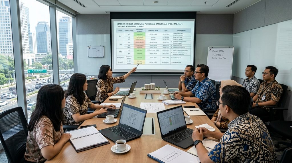jasa pbg imb slf jakarta - audit dokumen dan koordinasi proyek di Jakarta