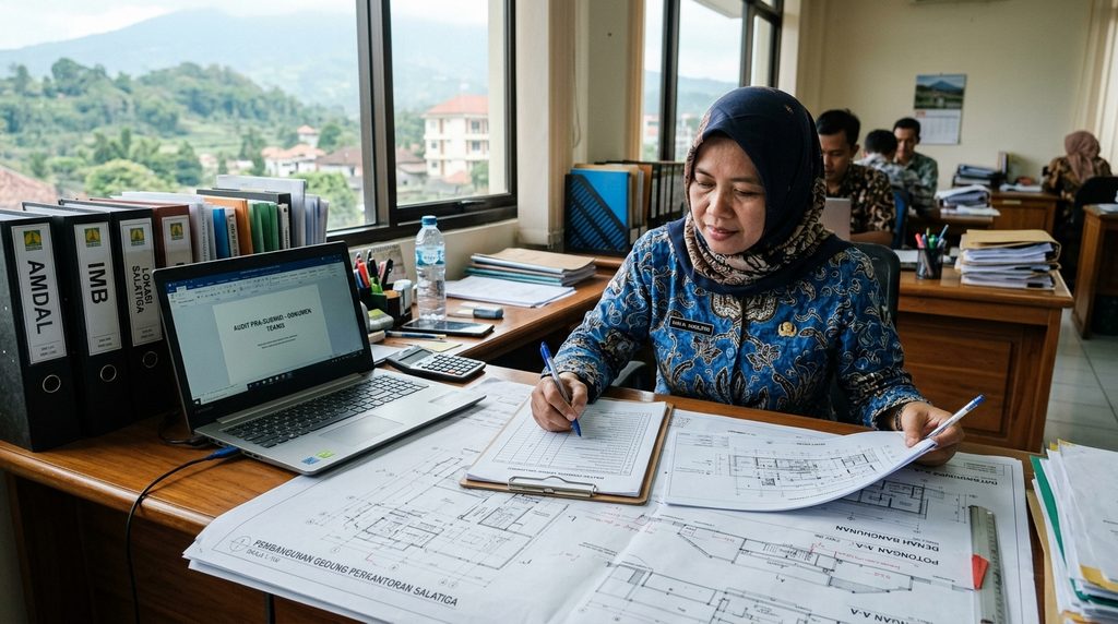 jasa pbg imb slf salatiga - persiapan dokumen dan koordinasi proyek di Salatiga