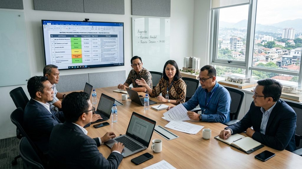 jasa pbg imb slf bandung - audit dokumen dan koordinasi proyek di Bandung