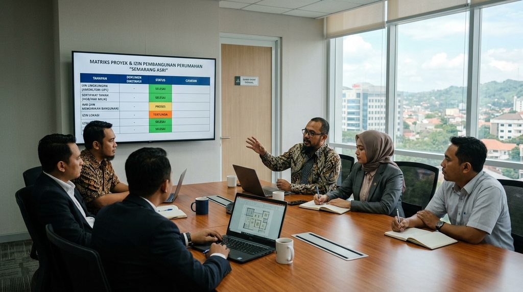 jasa pbg imb slf semarang - audit dokumen dan koordinasi proyek di Semarang