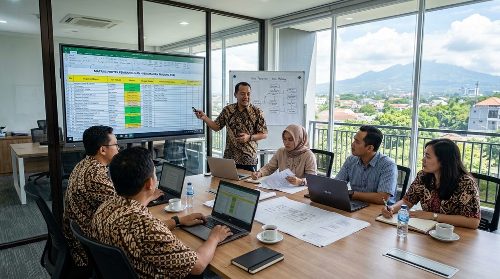 jasa pbg imb slf malang - audit dokumen dan koordinasi proyek di Malang