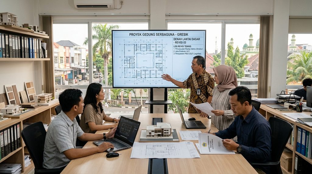jasa pbg imb slf gresik - kesiapan teknis dan proses legalitas bangunan di Gresik