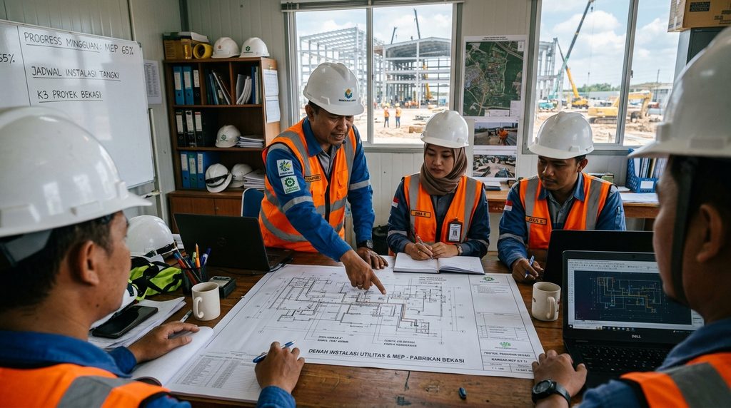 jasa pbg imb slf bekasi - audit dokumen dan koordinasi proyek di Bekasi